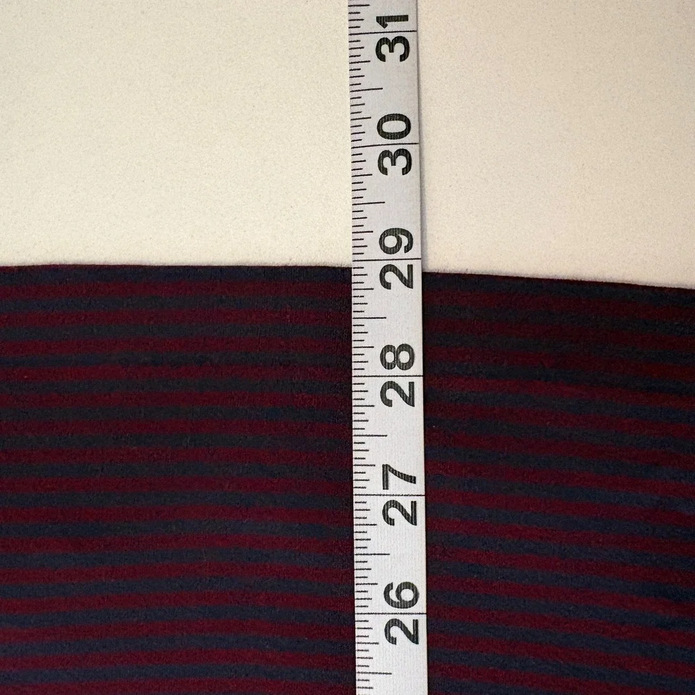 Polo Ralph Lauren Men's Striped Polo Shirt Burgundy Navy Blue Cotton‎ XLT Preppy